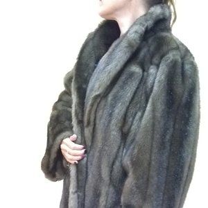 Hillmoor New York Faux Fur Trench Coat